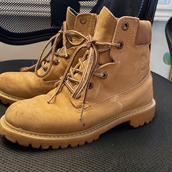 Eddie Bauer 1920 Womens Beige Work Boots - Picture 4 of 4